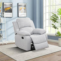 Single Recliner Sofa for Adult, Manual Reclining Couch, Living Room Furniture by Snuptor