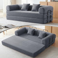 79" Convertible Sofa Bed, Boneless Couch by QQR