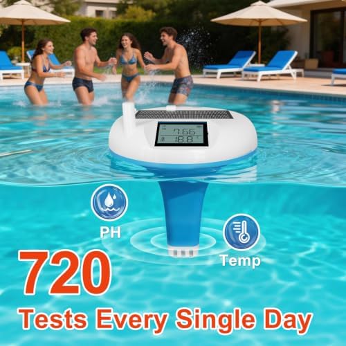 kactoily Pool pH Tester, 2-in-1 Digital Water Tester - Image 2