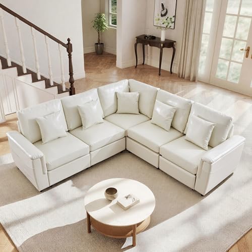ORRD Modern Faux Leather Corner Sofa Seat - Image 2