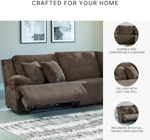 Signature Design by Ashley 3-Piece Reclining Sectional - Image 5