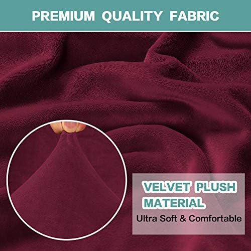 Turquoize Wing Chair Slipcover Velvet Armchair Chair Slipcovers Ultra Soft - Image 3