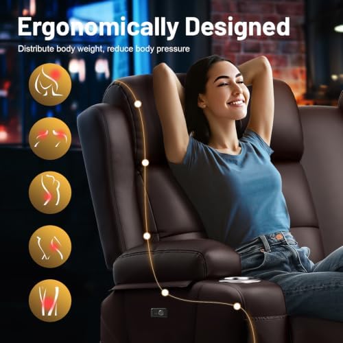 RV Loveseat Recliner Sofa, Home Theater Seating - Image 6