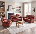 Leather Recliner Sofa Set，Leather Reclining Couch by Caberryne