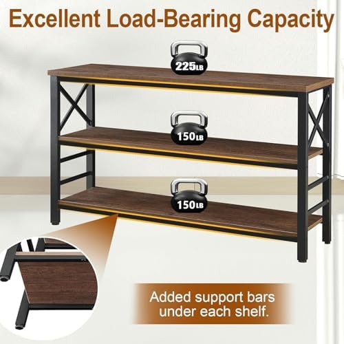 Hombazzar 3-Tier Sofa Table, Consoles Table - Image 4