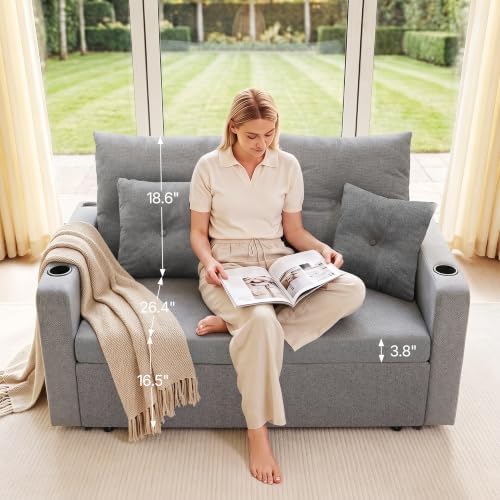 Krcix 3 in 1 Sofa Bed, Loveseat Sleeper - Image 5