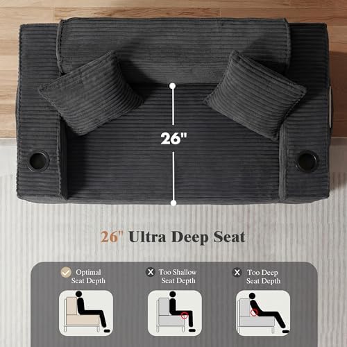 61 Boneless Sofa Couch Loveseat - Image 5
