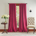 Martha Stewart Lucca Velvet Blackout Back Tab Window Curtain Panel Pair by MarthaStewart