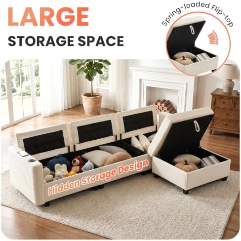 110" Modular Sectional Couch - Image 3