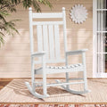 SERWALL Rocking Chair Outdoor, Comfortable Rocker by SERWALL