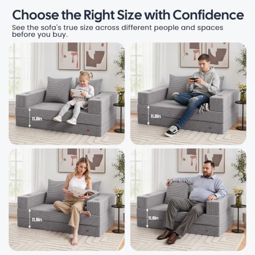 COMAX Boneless Futon Sofa Bed - Image 5