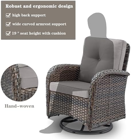 Belord Small Conversation Sets Patio Funiture - Image 6