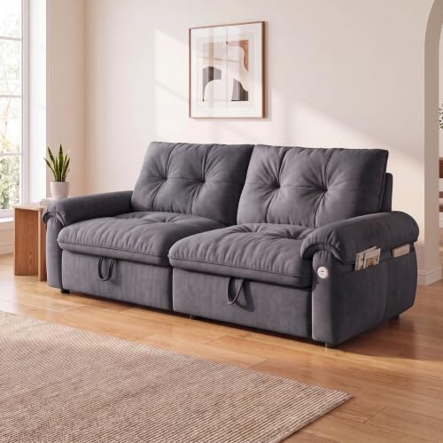 77" Convertible Queen Sofa Bed - Image 3