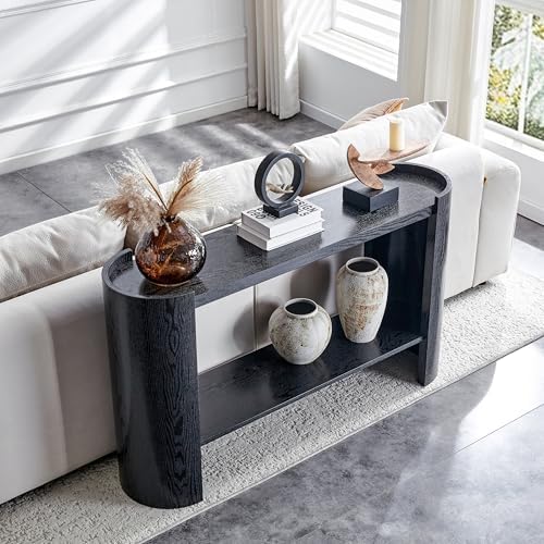 53" Console Table for Entryway, 2-Tier Sofa Entrance Table - Image 7