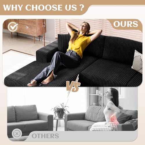 Vongrasig 105" Boneless Couches - Image 6