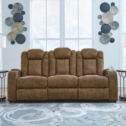 Signature Design by Ashley Wolfridge Power Reclining Sofa - Image 2