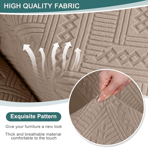 Ruaozz Stretch Loveseat Recliner Cover - Image 3