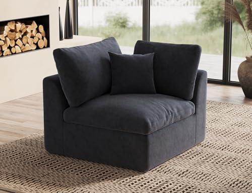 ohllob Corner Seat for Cloud Sectional Couches Living Room, Warm White by Ohllob