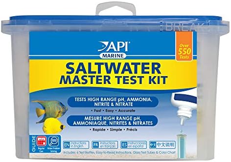 API Saltwater Master Test Kit 550-Test Saltwater Aquarium Water Test Kit by API