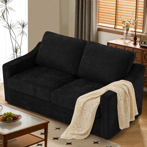 67” Chenille Loveseat Sofa w/Comfortable Back Cushions - Image 5