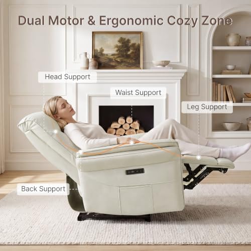 KISLOT Dual Motor Power Recliner Chair, Zero Gravity USB & Type-C - Image 4