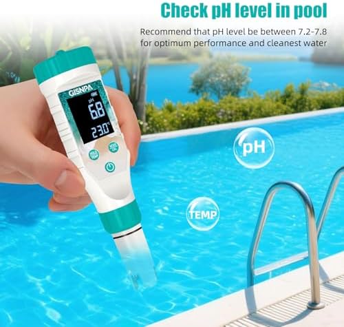 Digital Pool Water Tester, Chlorine Tester & Pool Salt Tester - Image 2