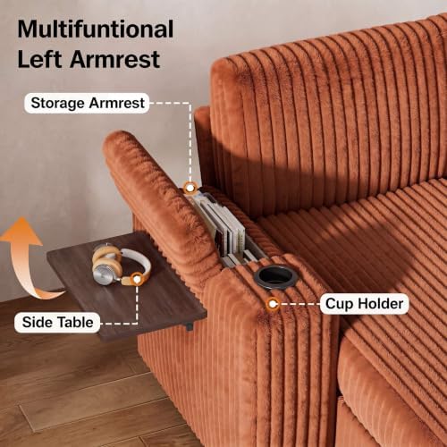 Vipbear 86" Modular Sectional Sleeper Sofa - Image 7