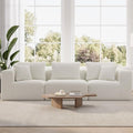 Novilla 106" Modular Sectional Sofa, Deep Seat Modern Cloud Sectional Couch by Novilla