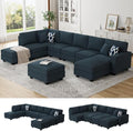 Legend Vansen Oversized Modular Sectional Sofa, U/L‑Shaped Reversible Couch by LLegendVansen