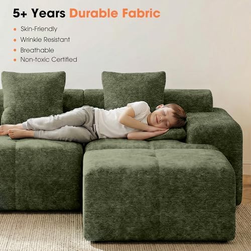 84" Modular Loveseat Couch - Image 5