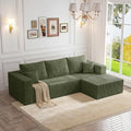 92.5" Modular Sectional Sofa, L-Shape Cloud Couch by ICCEQUEEFURNITURE