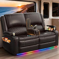 RV Loveseat Recliner Sofa, RV Reclining Loveseat Wall Hugger by MOSGAT