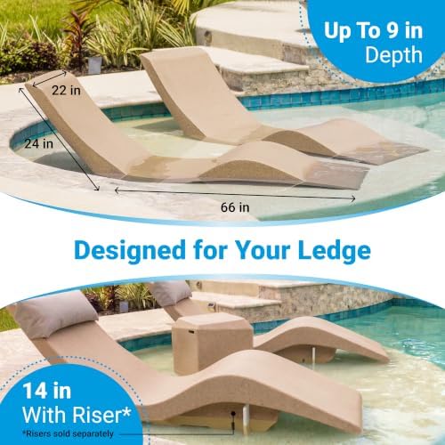 Aqua Outdoors Pool Lounge Chairs, Pool Chairs - Image 3