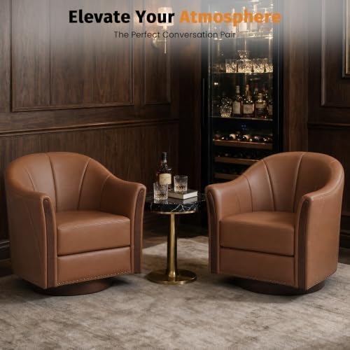 Couchus 2PC Swivel Accent Chair - Image 6