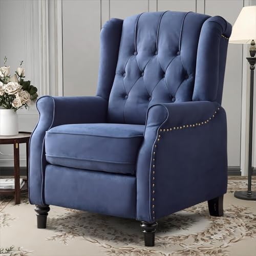 EBELLO Pushback Recliner Chair, Fabric Armchair Push Back Recliner by EBELLO