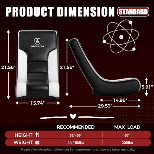 GTPLAYER Floor Rocker Gaming Chair – Adjustable Angle Limiter, Ultra - Image 3