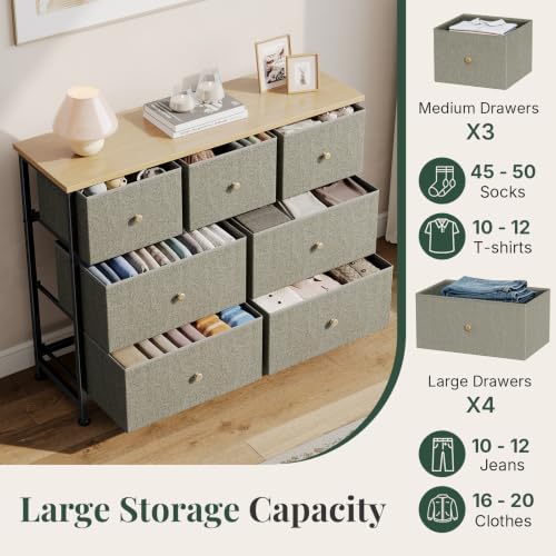Fabric Dresser for Bedroom - Image 4