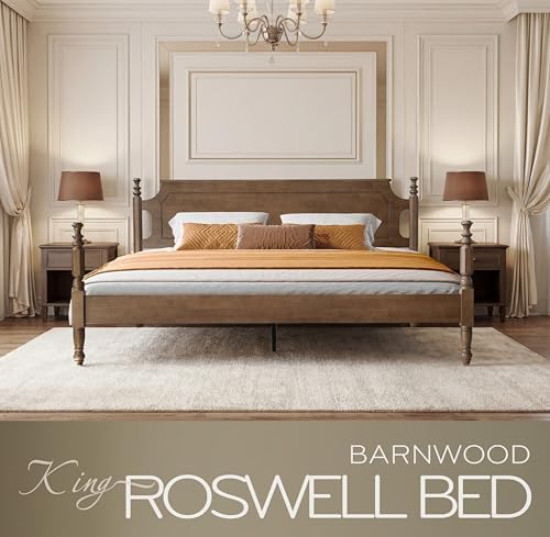 Solid Wood King Size Bed Frame - Image 4