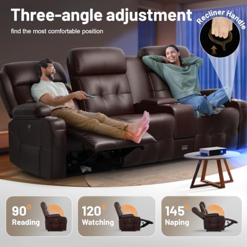 RV Loveseat Recliner Sofa, Home Theater Seating - Image 4
