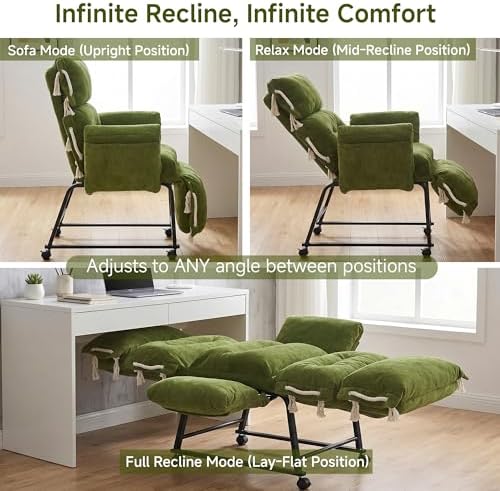 Adjustable Recliner Lounge Chair, 90°-180° Lay Flat Lazy Sofa - Image 6