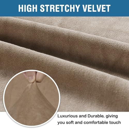 H.VERSAILTEX Stretch Velvet Loveseat Covers - Image 3