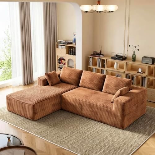 106" L-Shaped Modular Sectional Sofa by Rwatjairex