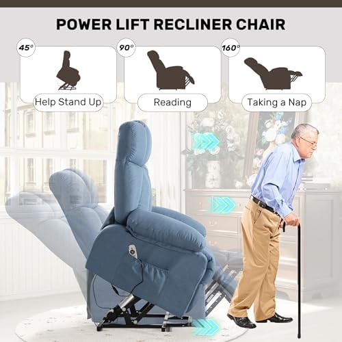 Oversized Power Lift Recliner Chair - Image 7