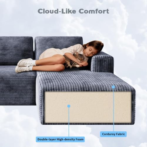 106" L-Shaped Modular Sectional Sofa - Image 6