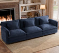 ELUCHANG 116" Oversized Modular Sectional Sofa, Comfy Chenille Cloud Couch by ELUCHANG