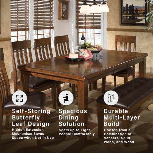 Signature Design by Ashley Ralene Wood Extendable Dining Table - Image 4