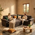 Modern L-Shape Sleeper Sofa by YI+DANICA