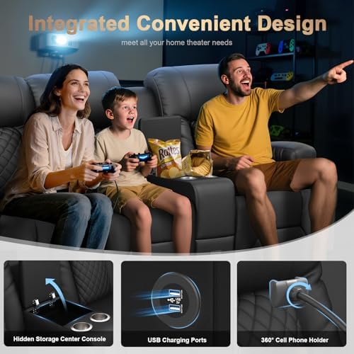 Recliner Sofa, Home Theater Seating - Image 4