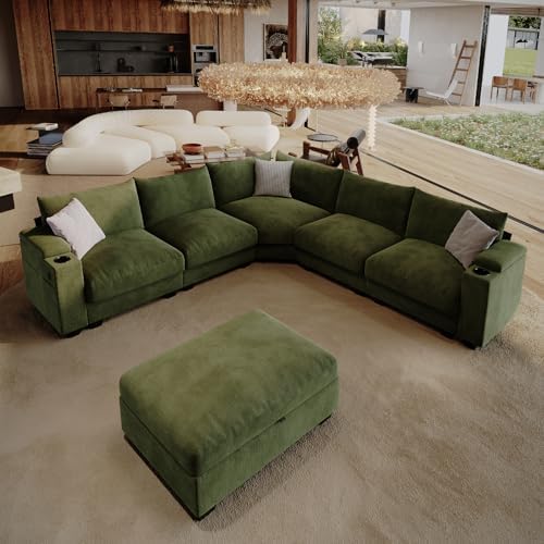 107" L Shaped Sectional Couches by HAKSYEAL