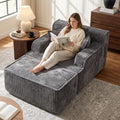 Corduroy Chaise Lounge Chair by NLDDTrailblazersTreasures